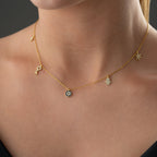 NAZAR CHARM KETTE aus 925 Silber - Eleganter Halskette - AURIME