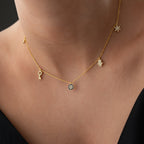 NAZAR CHARM KETTE aus 925 Silber - Eleganter Halskette - AURIME