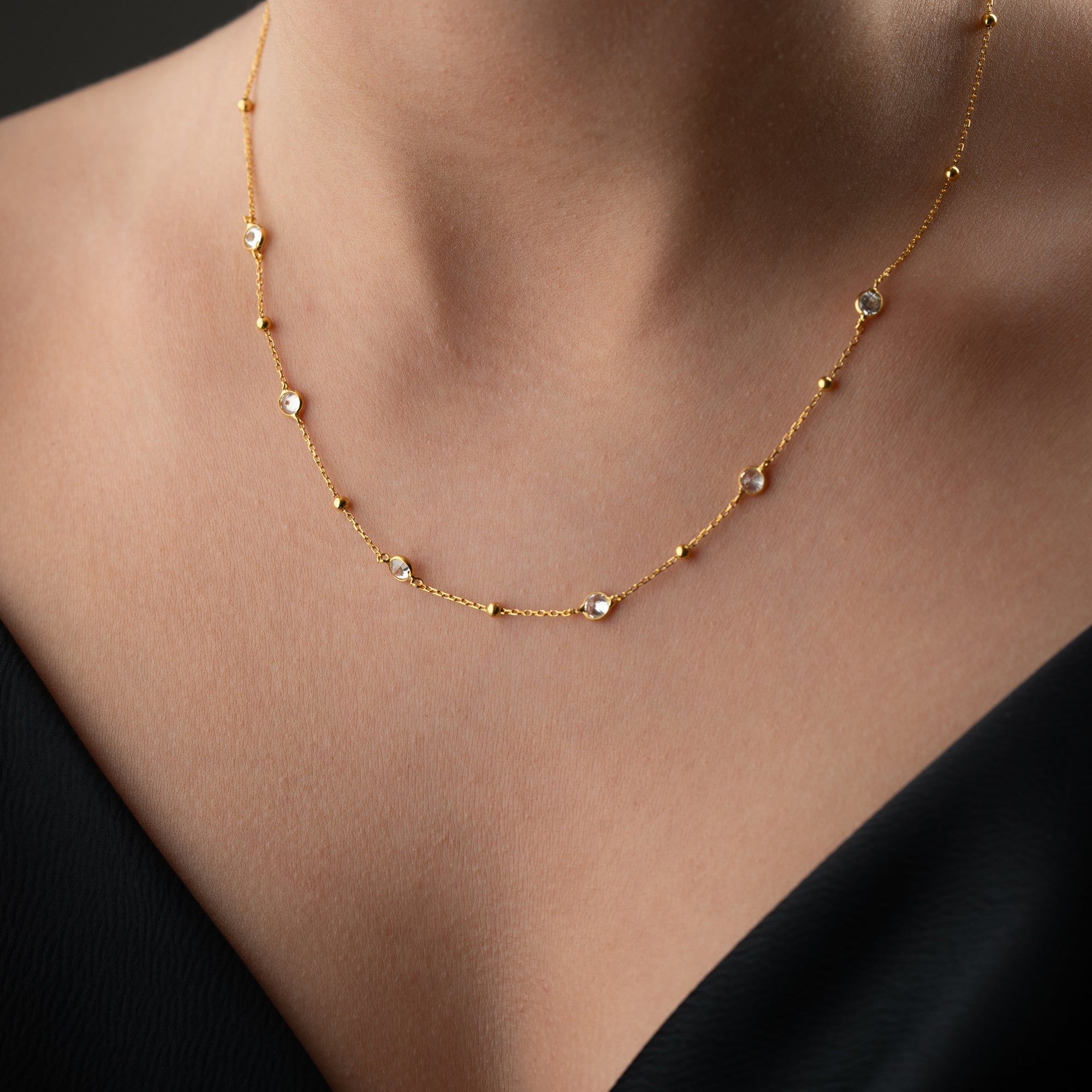 NITAM KETTE aus 925 Silber - Eleganter Halskette - AURIME