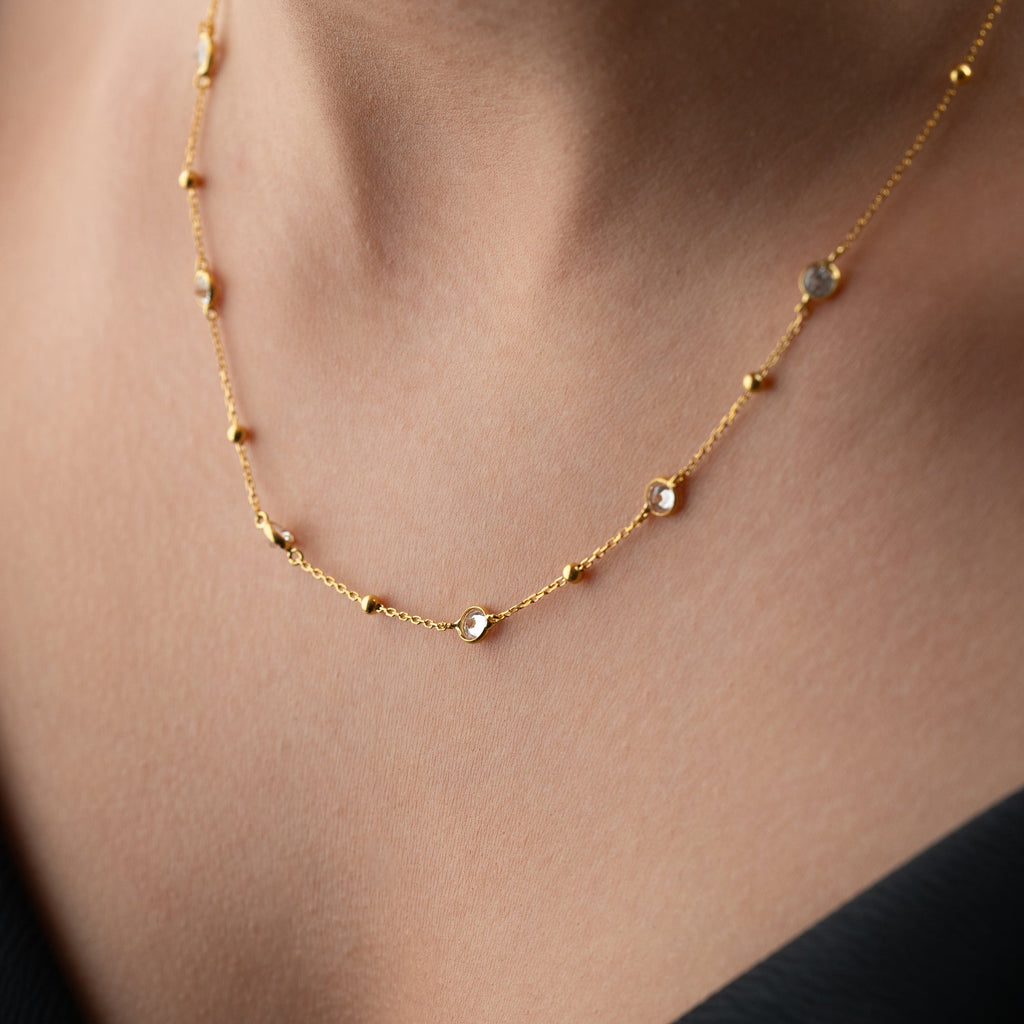 NITAM KETTE aus 925 Silber - Eleganter Halskette - AURIME