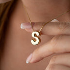 ICON BOMB BUCHSTABEN HALKSETTE aus 925 Silber - Eleganter Schmuckset - AURIME