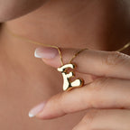 ICON BOMB BUCHSTABEN HALKSETTE aus 925 Silber - Eleganter Schmuckset - AURIME