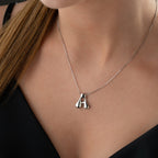 ICON BOMB BUCHSTABEN HALKSETTE aus 925 Silber - Eleganter Schmuckset - AURIME