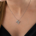 ICON BOMB BUCHSTABEN HALKSETTE aus 925 Silber - Eleganter Schmuckset - AURIME