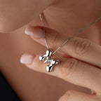 ICON BOMB BUCHSTABEN HALKSETTE aus 925 Silber - Eleganter Schmuckset - AURIME