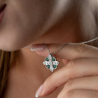 MIGOK GREEN KETTE aus 925 Silber - Eleganter Halskette - AURIME