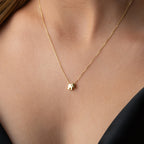 MINI ELEPHANT KETTE aus 925 Silber - Eleganter Halskette - AURIME