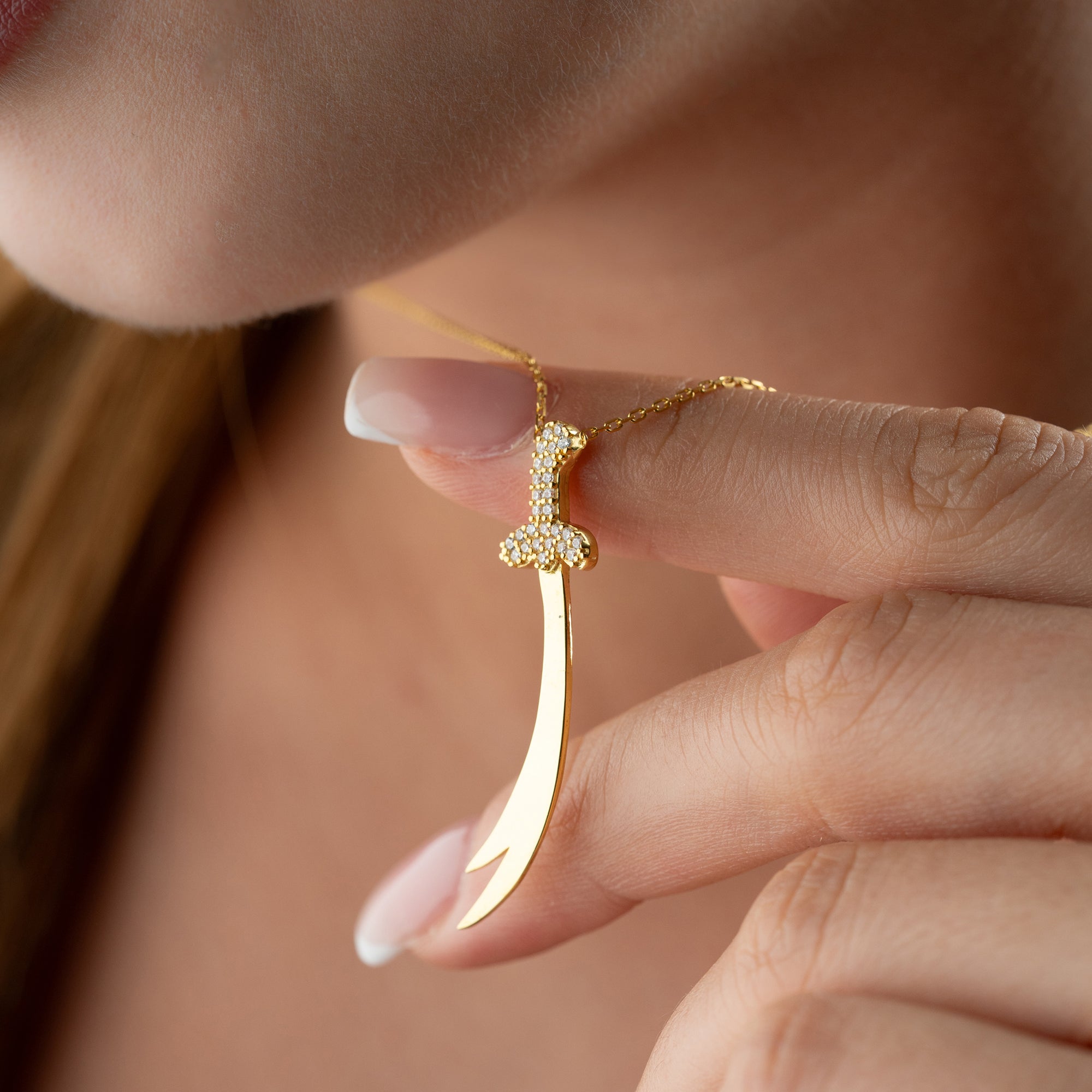 ZÜLFIKAR KETTE aus 925 Silber - Eleganter Halskette - AURIME