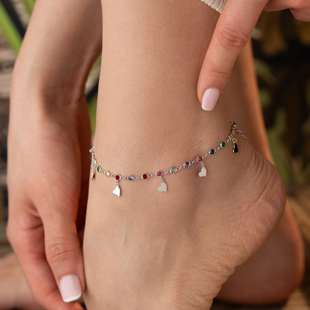 84 FUSSKETTE | 925 SILBER