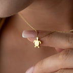 MINI TURTLE KETTE aus 925 Silber - Eleganter Halskette - AURIME