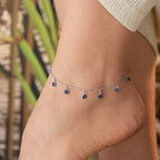 HELONA FUSSKETTE | 925 SILBER