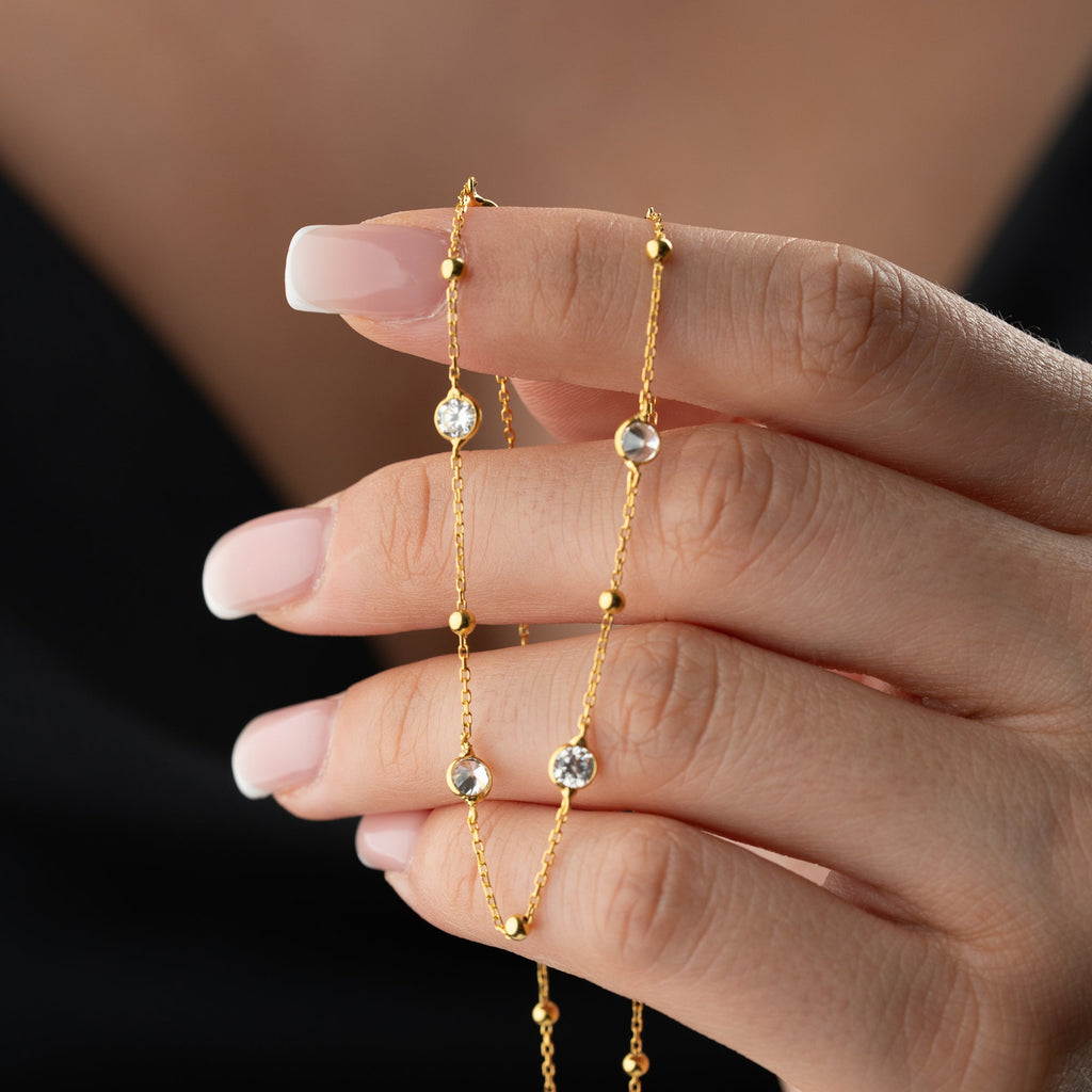 NITAM KETTE aus 925 Silber - Eleganter Halskette - AURIME