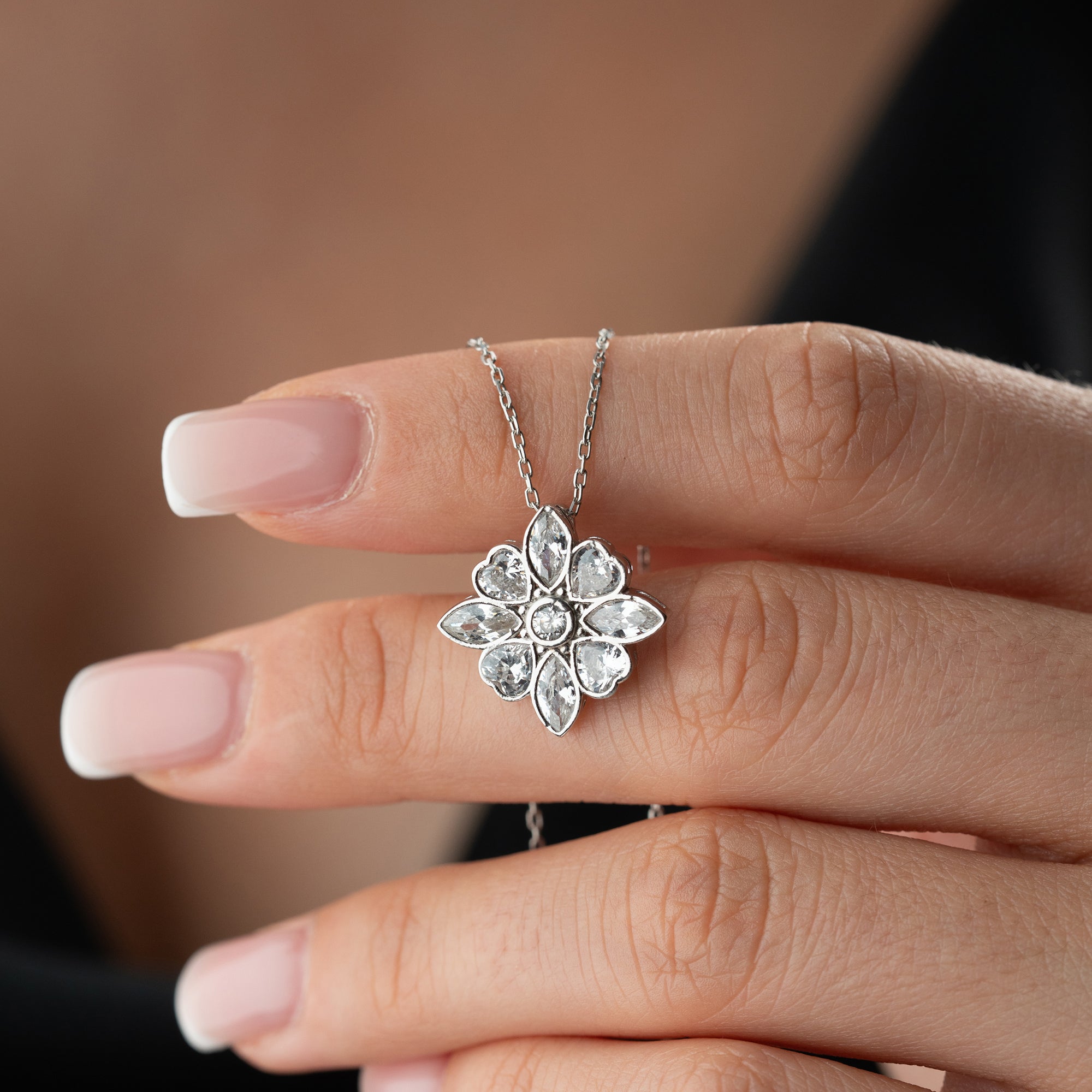 ZAMU KETTE aus 925 Silber - Eleganter Halskette - AURIME