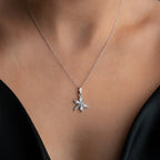 BAGUETTE LIBELLE HALSKETTE | 925 SILBER