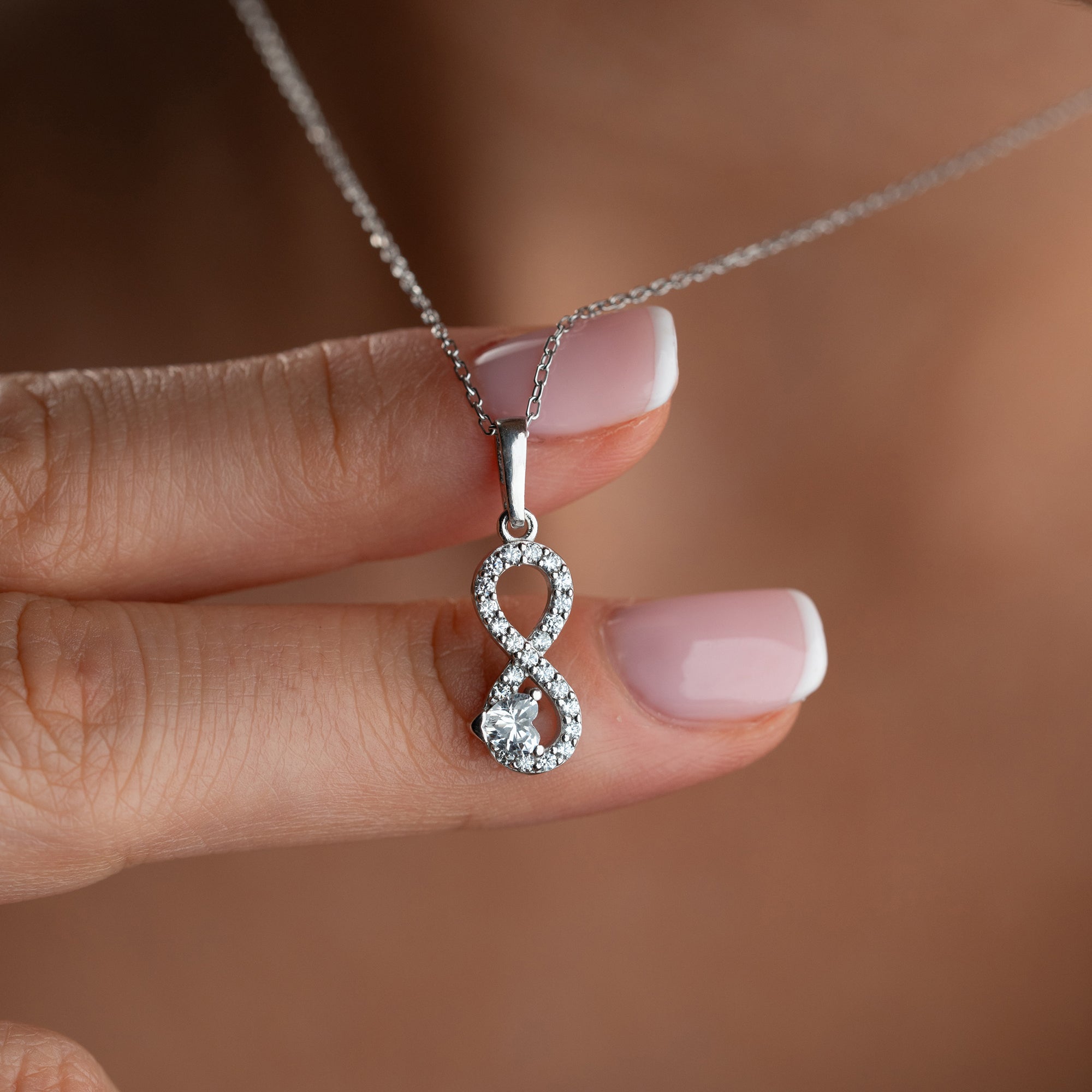 INFINITY STONE HALSKETTE | 925 SILBER