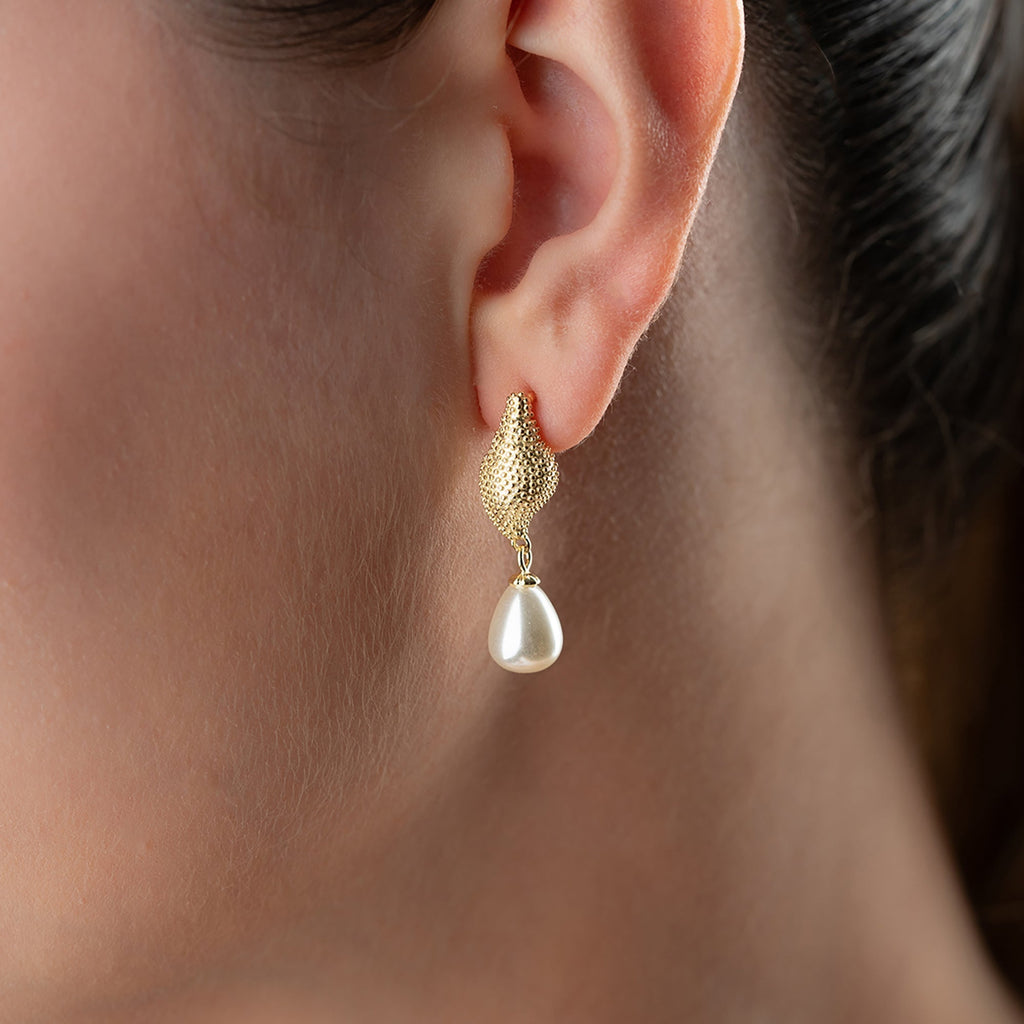 RUTA PEARL OHRRINGE aus 925 Silber - Eleganter Ohrringe - AURIME