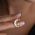MOON STERN HALSKETTE | 925 SILBER