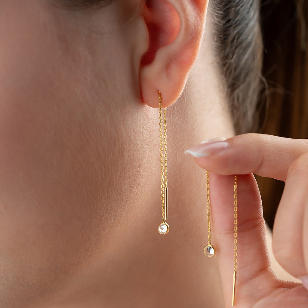 LONA OHRRINGE aus 925 Silber - Eleganter Ohrringe - AURIME
