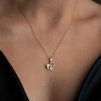 DOLPHIN HEART HALSKETTE | 925 SILBER