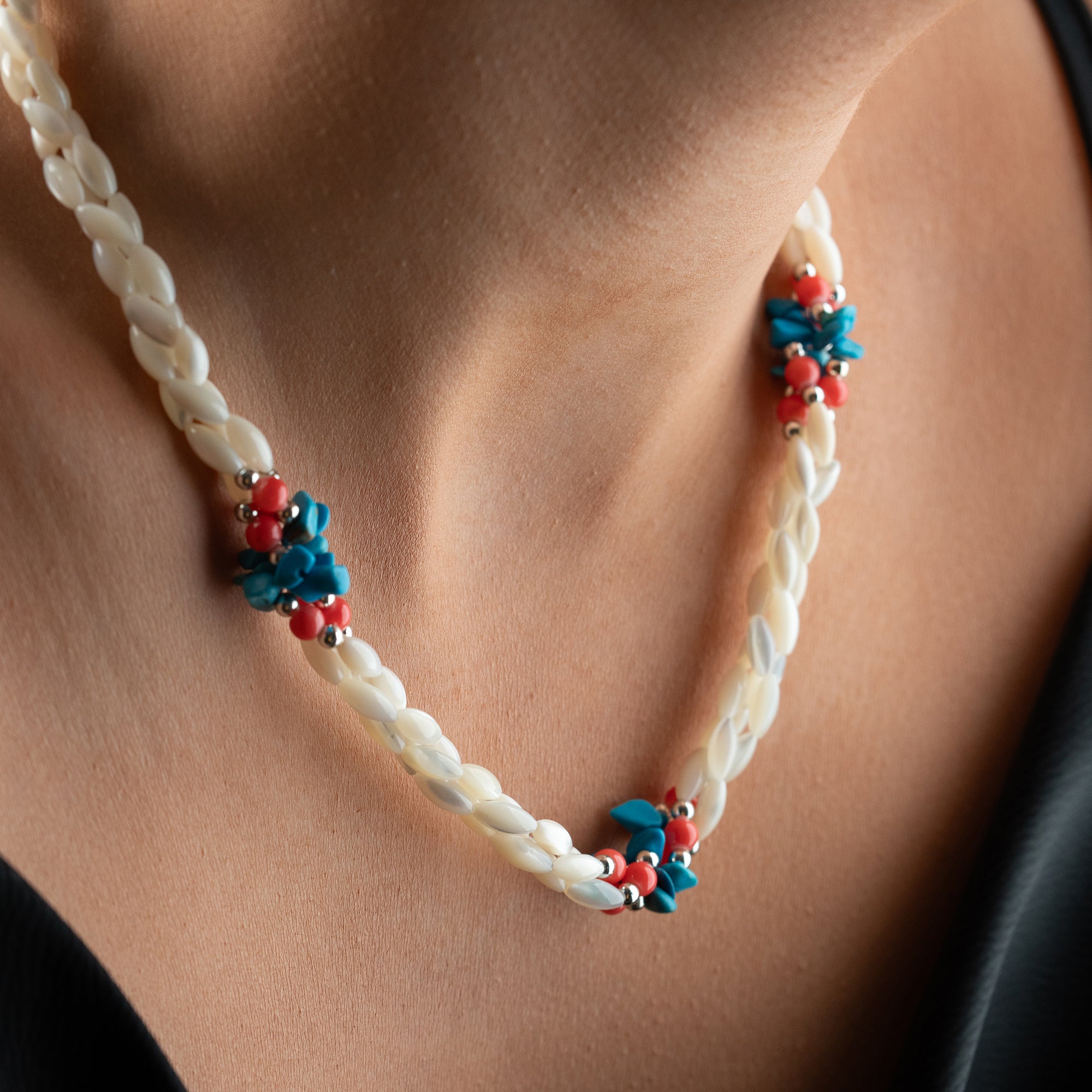 SOMMER COLORFULL HALSKETTE | 925 SILBER