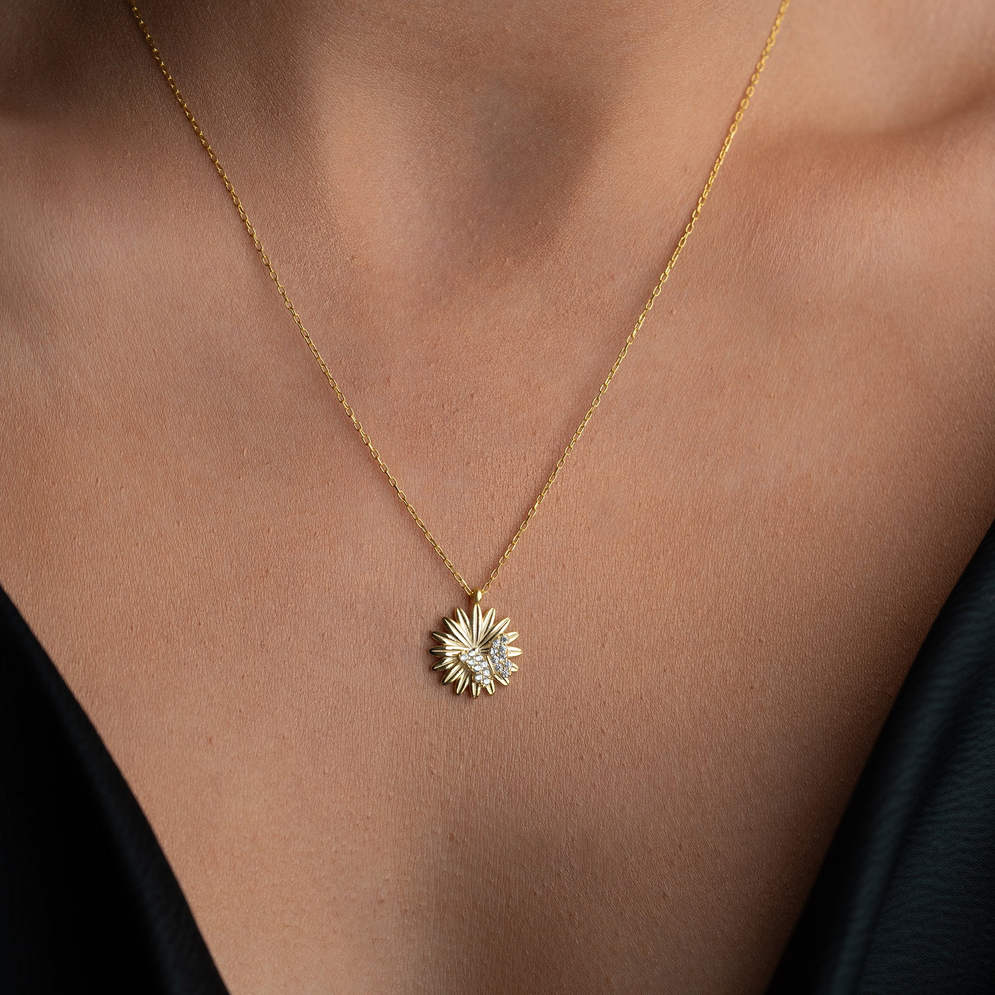 BUTTERFLY DAISY HALSKETTE | 925 SILBER