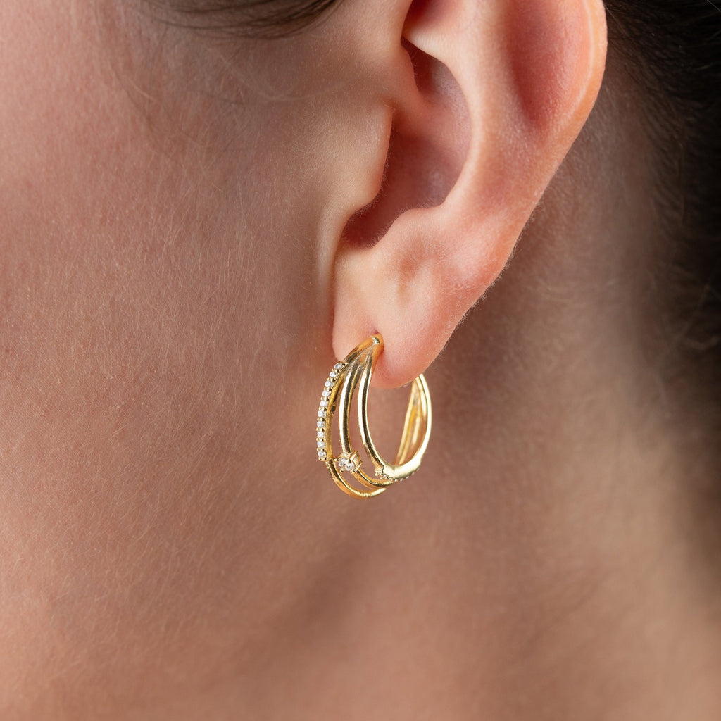 TIBEMI OHRRINGE aus 925 Silber - Eleganter Ohrringe - AURIME