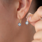 MINI NAZAR OHRRING aus 925 Silber - Eleganter Ohrringe - AURIME