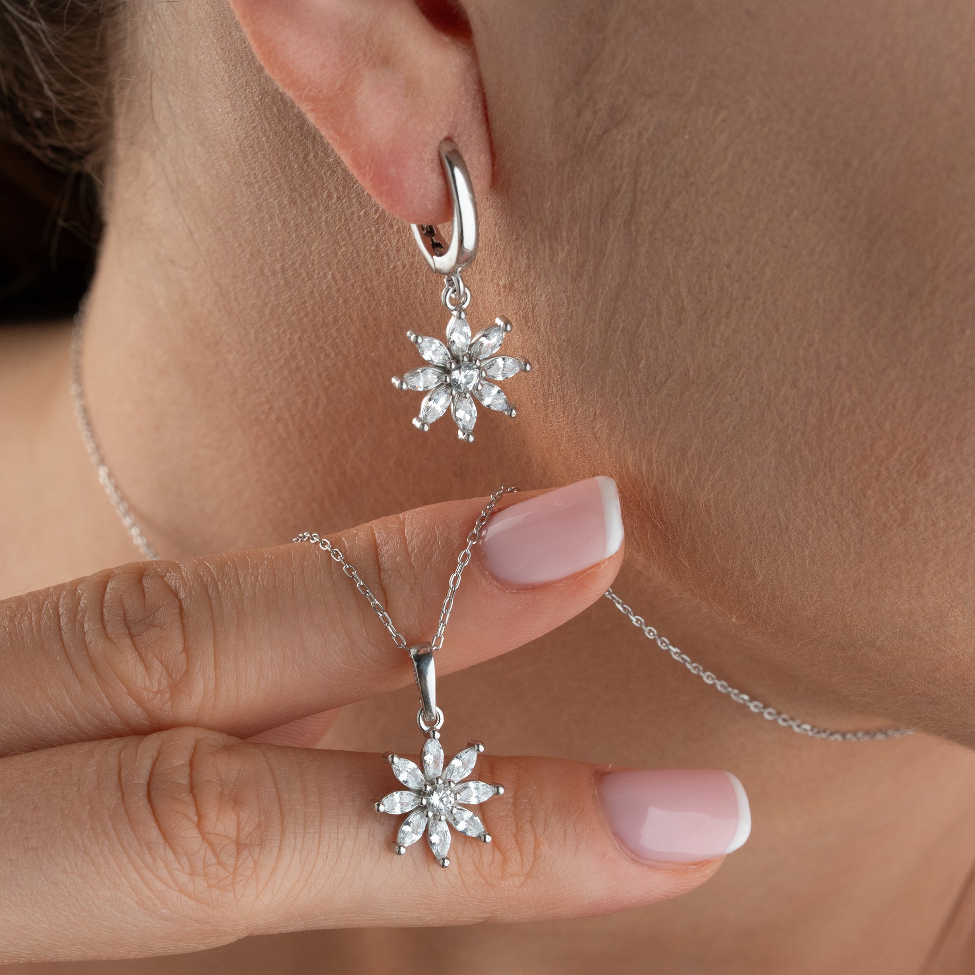 BLUME SET | 925 SILBER