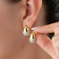 Ohrringe aus 925 Silber von AURIME, elegante VIKI Ohrringe mit filigranen Detail, sichtbar auf dem Bild DSC09720.jpg