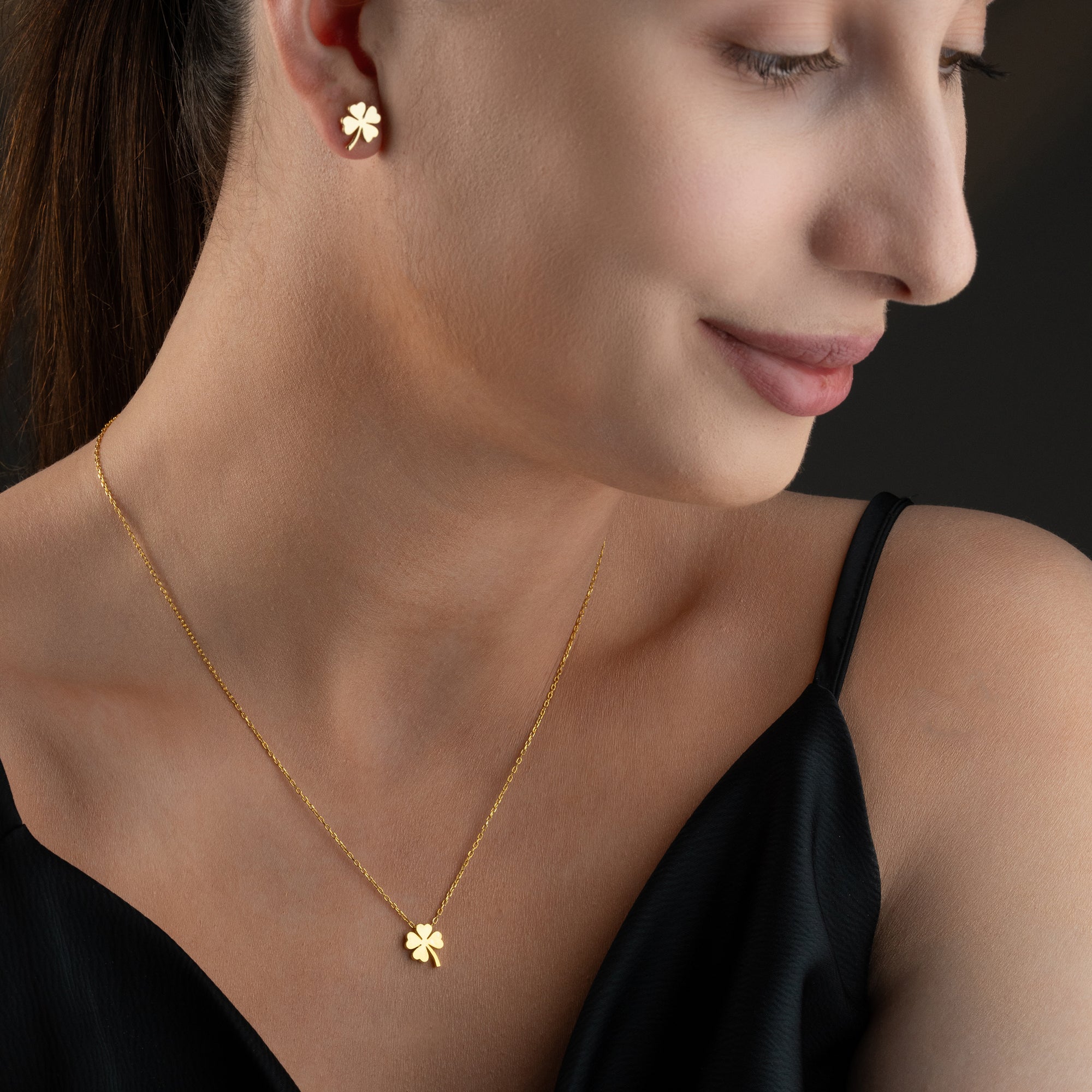 KLEEBLATT SET | 925 SILBER