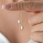 ERE PEARL OHRRINGE aus 925 Silber - Eleganter Ohrringe - AURIME