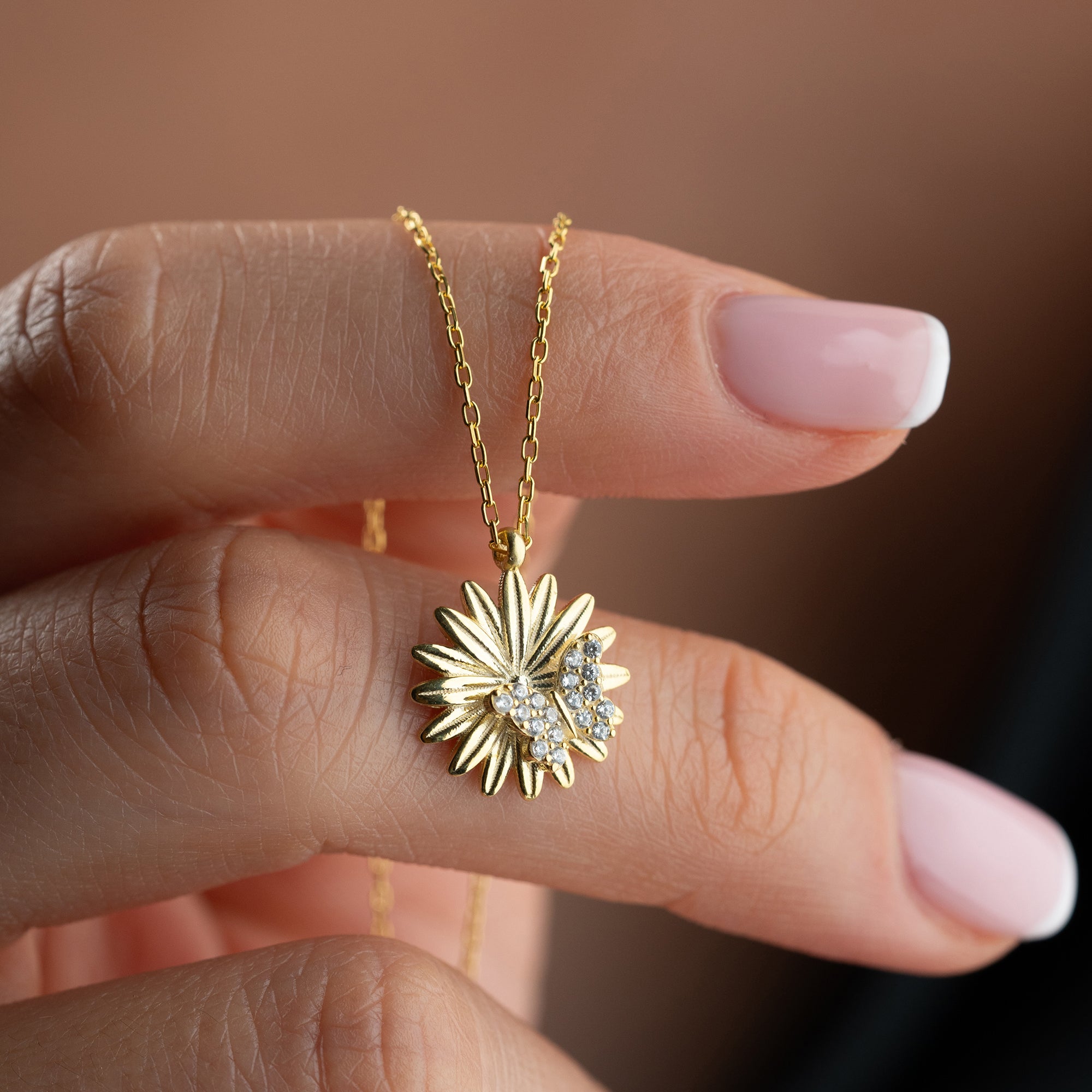 BUTTERFLY DAISY HALSKETTE | 925 SILBER