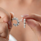 MINA PEARL OHRRINGE aus 925 Silber - Eleganter Ohrringe - AURIME