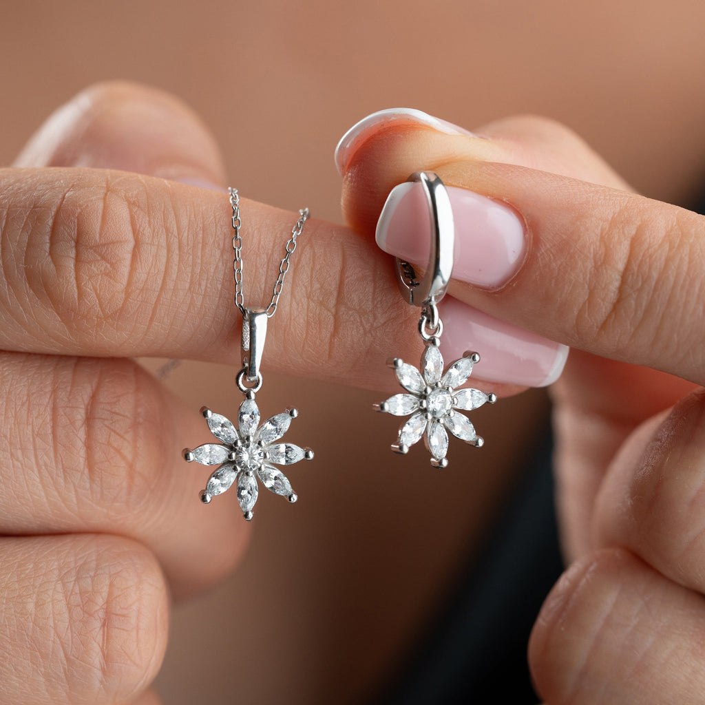 BLUME SET | 925 SILBER