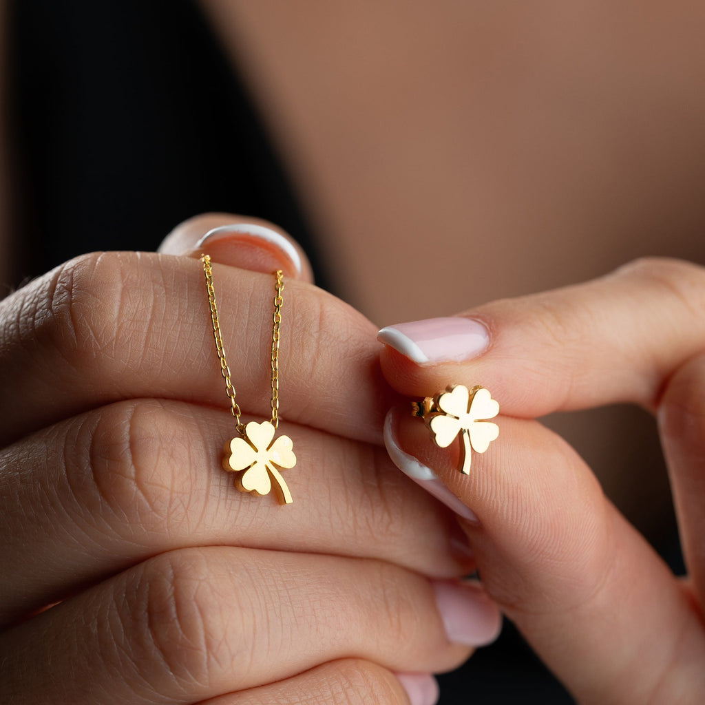 KLEEBLATT SET | 925 SILBER
