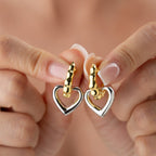 TOTI HEART OHRRINGE aus 925 Silber - Eleganter Ohrringe - AURIME