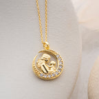 MOM MOON HALSKETTE | 925 SILBER