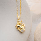MOM- BABY STONE HALSKETTE | 925 SILBER