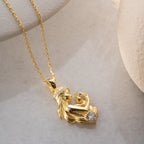 MOM- BABY STONE HALSKETTE | 925 SILBER
