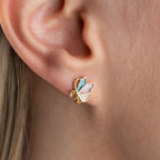 EMAİLLE SCHMETTERLING  OHRRINGE | 925 SILBER