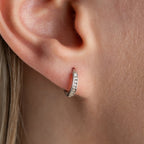 STEIN HOOP OHRRINGE | 925 SILBER