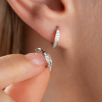 STEIN HOOP OHRRINGE | 925 SILBER