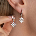 LOTOSBLUME  OHRRINGE | 925 SILBER