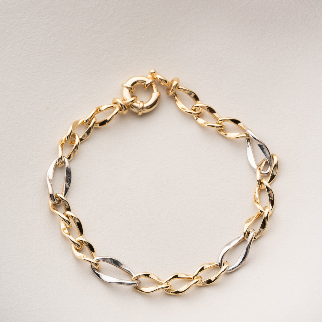 ASYMMETRISCHE ARMKETTE | 925 SILBER