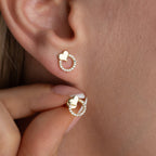 HERZRING  OHRRINGE | 925 SILBER