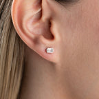 BAGUETTE OHRRINGE | 925 SILBER