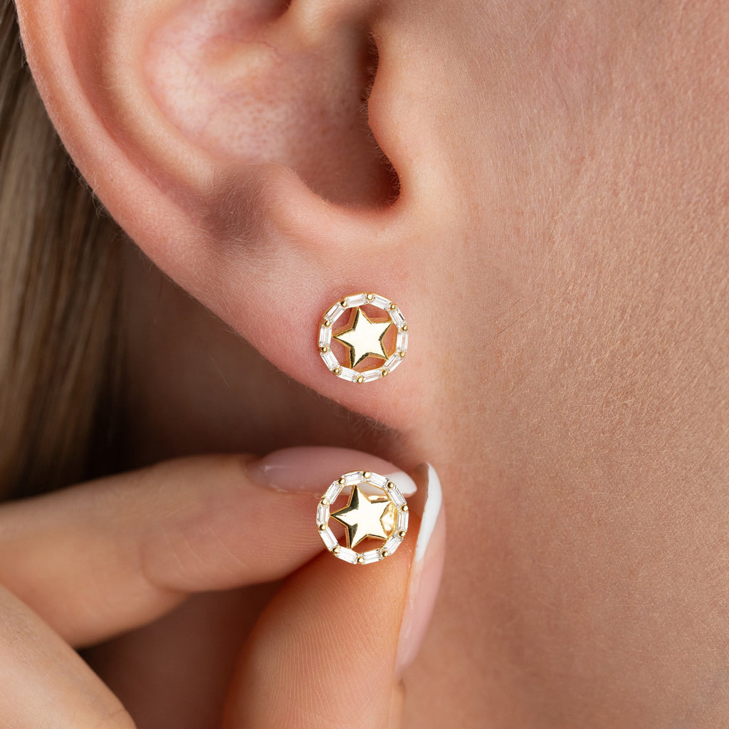 STAR OHRRINGE | 925 SILBER