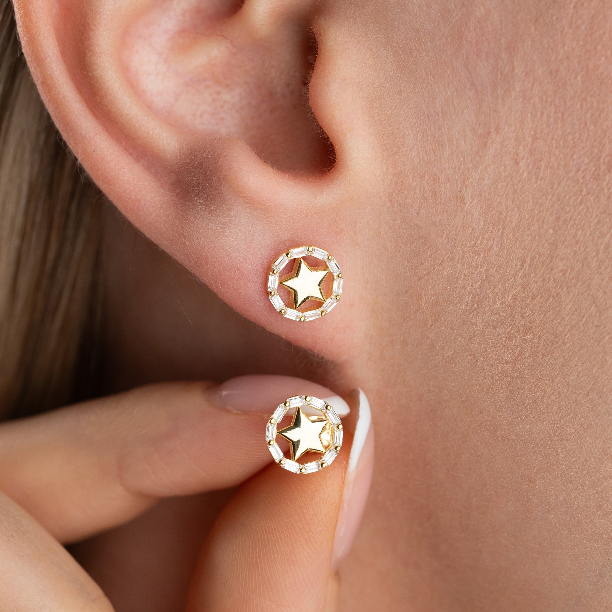 STAR OHRRINGE | 925 SILBER