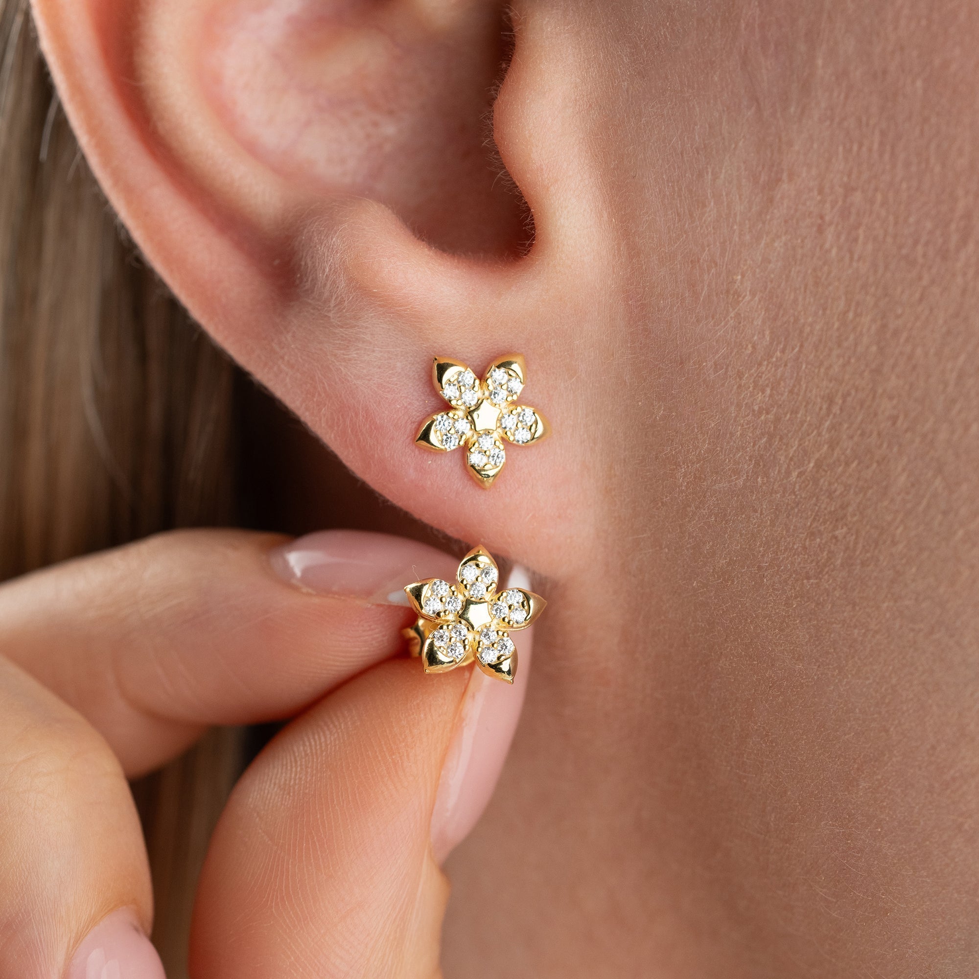 BLOOM OHRRINGE | 925 SILBER