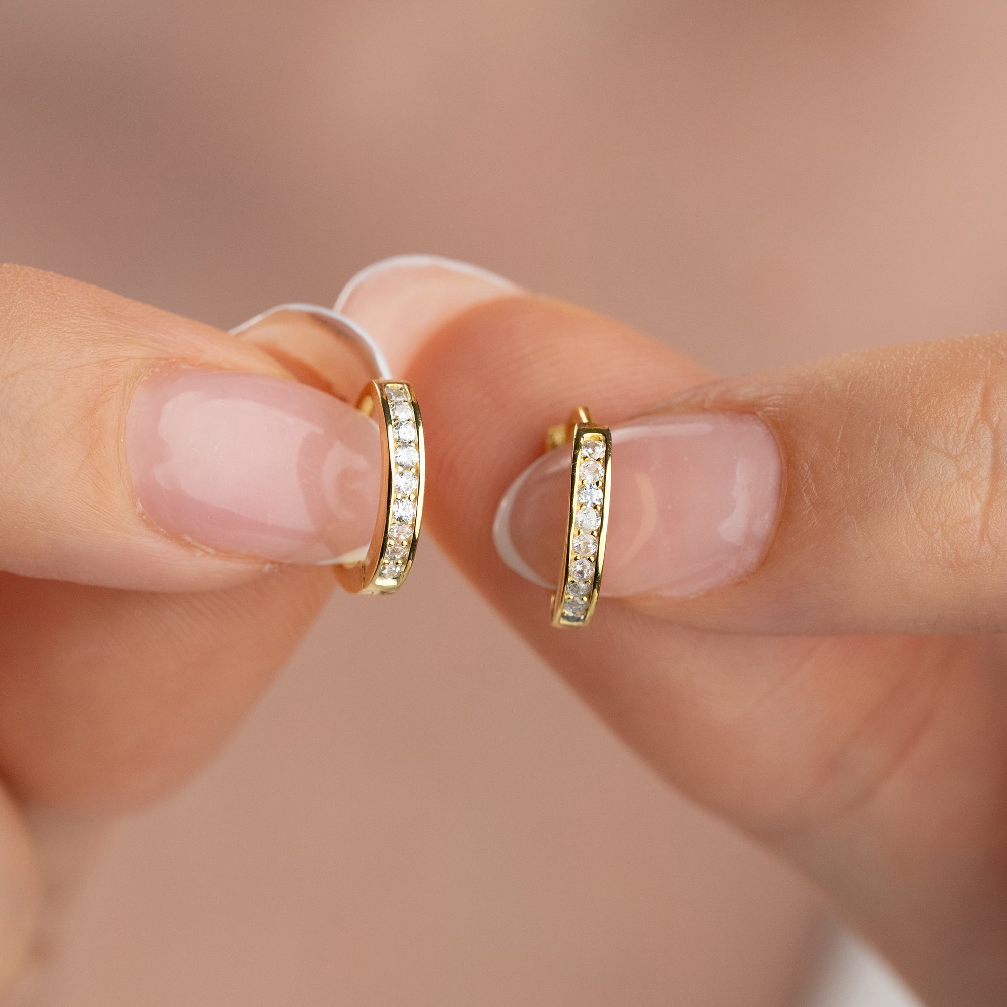 RING AUS ZIRKONSTEIN  OHRRINGE | 925 SILBER